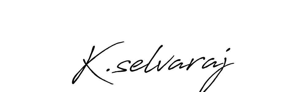 Make a beautiful signature design for name K.selvaraj. Use this online signature maker to create a handwritten signature for free. K.selvaraj signature style 7 images and pictures png