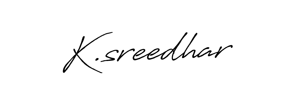 Make a beautiful signature design for name K.sreedhar. Use this online signature maker to create a handwritten signature for free. K.sreedhar signature style 7 images and pictures png