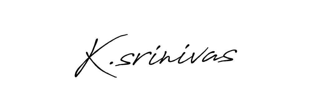Also we have K.srinivas name is the best signature style. Create professional handwritten signature collection using Antro_Vectra_Bolder autograph style. K.srinivas signature style 7 images and pictures png
