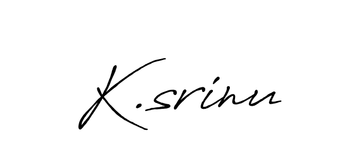 Also You can easily find your signature by using the search form. We will create K.srinu name handwritten signature images for you free of cost using Antro_Vectra_Bolder sign style. K.srinu signature style 7 images and pictures png
