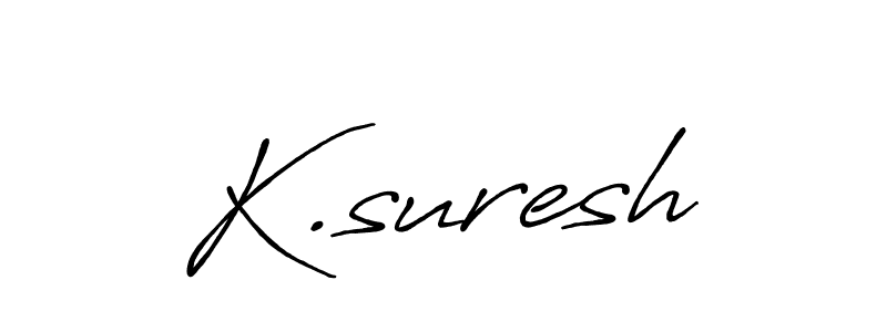 Here are the top 10 professional signature styles for the name K.suresh. These are the best autograph styles you can use for your name. K.suresh signature style 7 images and pictures png