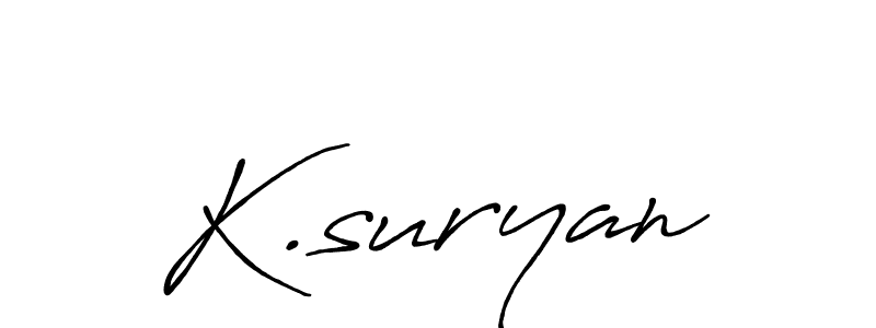 Here are the top 10 professional signature styles for the name K.suryan. These are the best autograph styles you can use for your name. K.suryan signature style 7 images and pictures png