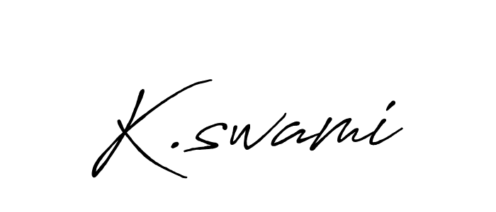 The best way (Antro_Vectra_Bolder) to make a short signature is to pick only two or three words in your name. The name K.swami include a total of six letters. For converting this name. K.swami signature style 7 images and pictures png