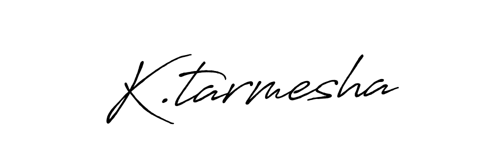 How to Draw K.tarmesha signature style? Antro_Vectra_Bolder is a latest design signature styles for name K.tarmesha. K.tarmesha signature style 7 images and pictures png
