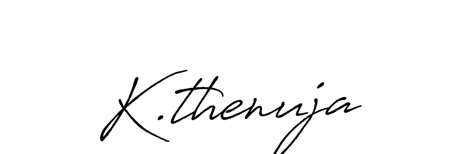 How to make K.thenuja signature? Antro_Vectra_Bolder is a professional autograph style. Create handwritten signature for K.thenuja name. K.thenuja signature style 7 images and pictures png