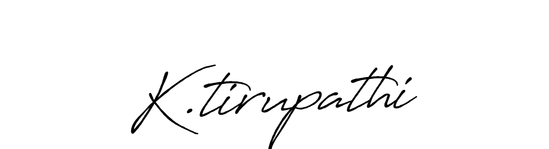 if you are searching for the best signature style for your name K.tirupathi. so please give up your signature search. here we have designed multiple signature styles  using Antro_Vectra_Bolder. K.tirupathi signature style 7 images and pictures png