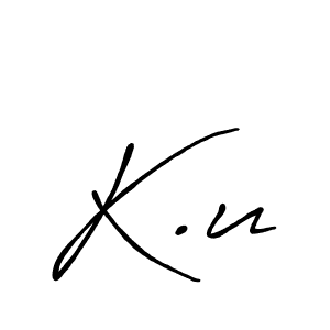 Antro_Vectra_Bolder is a professional signature style that is perfect for those who want to add a touch of class to their signature. It is also a great choice for those who want to make their signature more unique. Get K.u name to fancy signature for free. K.u signature style 7 images and pictures png