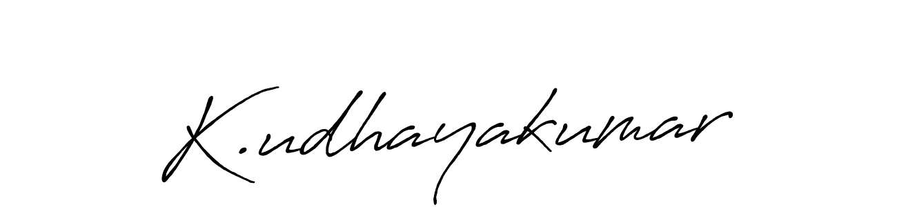 Make a beautiful signature design for name K.udhayakumar. With this signature (Antro_Vectra_Bolder) style, you can create a handwritten signature for free. K.udhayakumar signature style 7 images and pictures png