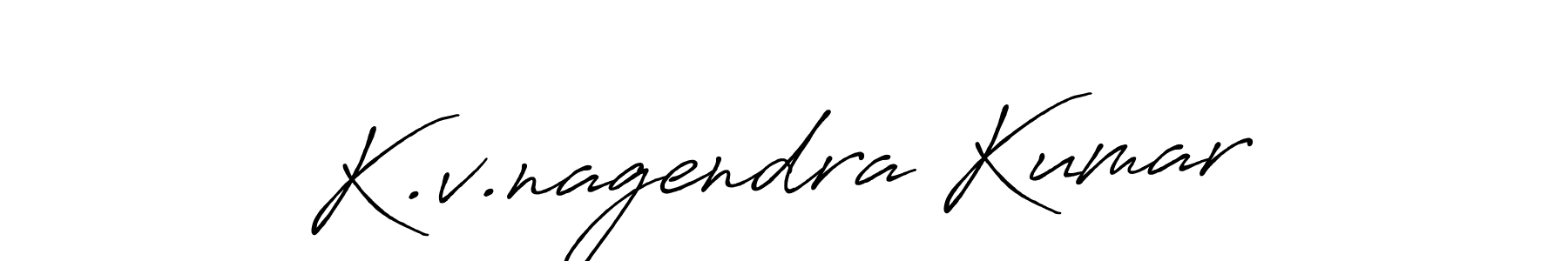 How to Draw K.v.nagendra Kumar signature style? Antro_Vectra_Bolder is a latest design signature styles for name K.v.nagendra Kumar. K.v.nagendra Kumar signature style 7 images and pictures png