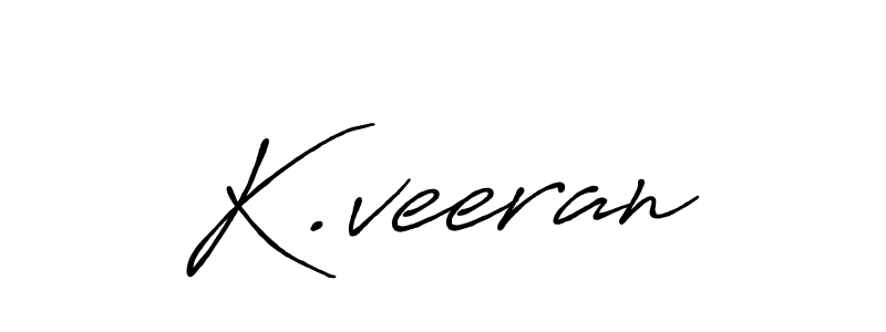 Make a beautiful signature design for name K.veeran. Use this online signature maker to create a handwritten signature for free. K.veeran signature style 7 images and pictures png