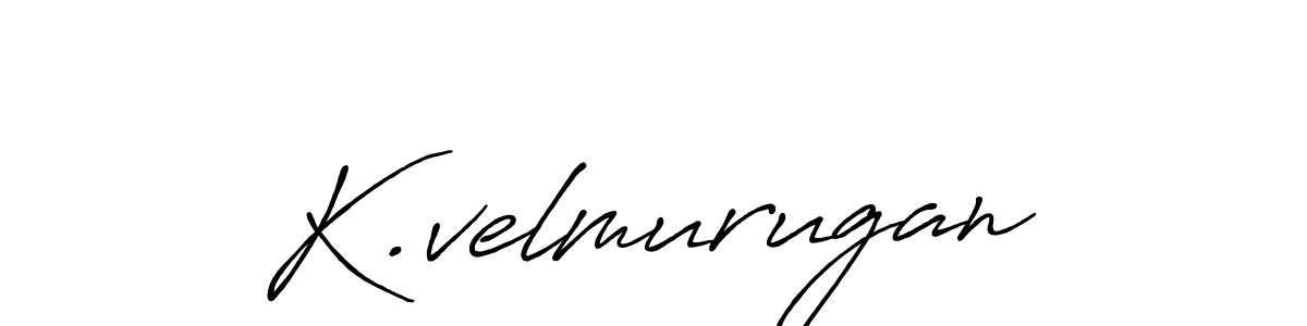Antro_Vectra_Bolder is a professional signature style that is perfect for those who want to add a touch of class to their signature. It is also a great choice for those who want to make their signature more unique. Get K.velmurugan name to fancy signature for free. K.velmurugan signature style 7 images and pictures png