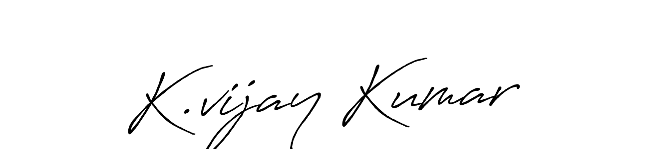 How to Draw K.vijay Kumar signature style? Antro_Vectra_Bolder is a latest design signature styles for name K.vijay Kumar. K.vijay Kumar signature style 7 images and pictures png