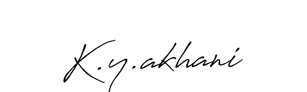 Similarly Antro_Vectra_Bolder is the best handwritten signature design. Signature creator online .You can use it as an online autograph creator for name K.y.akhani. K.y.akhani signature style 7 images and pictures png