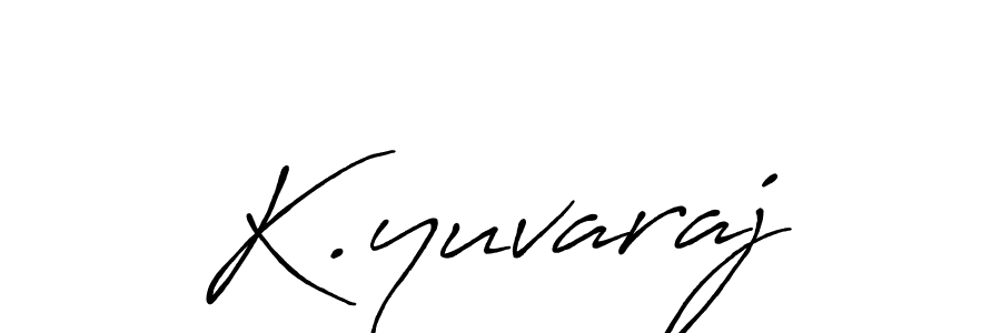 Make a beautiful signature design for name K.yuvaraj. Use this online signature maker to create a handwritten signature for free. K.yuvaraj signature style 7 images and pictures png