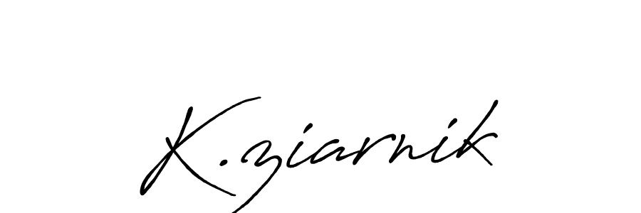 Also You can easily find your signature by using the search form. We will create K.ziarnik name handwritten signature images for you free of cost using Antro_Vectra_Bolder sign style. K.ziarnik signature style 7 images and pictures png