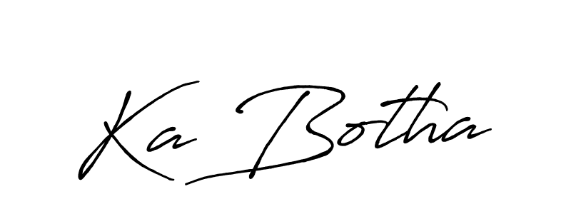 Similarly Antro_Vectra_Bolder is the best handwritten signature design. Signature creator online .You can use it as an online autograph creator for name Ka Botha. Ka Botha signature style 7 images and pictures png