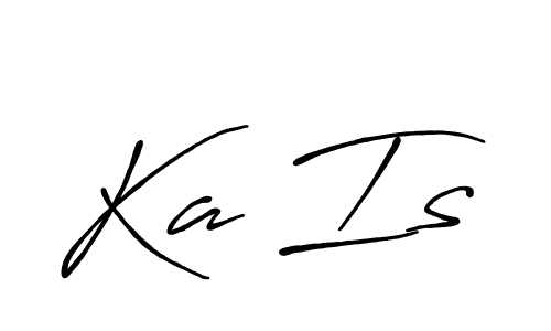 How to make Ka Is signature? Antro_Vectra_Bolder is a professional autograph style. Create handwritten signature for Ka Is name. Ka Is signature style 7 images and pictures png