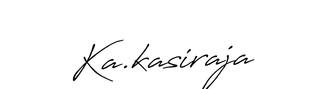 Design your own signature with our free online signature maker. With this signature software, you can create a handwritten (Antro_Vectra_Bolder) signature for name Ka.kasiraja. Ka.kasiraja signature style 7 images and pictures png