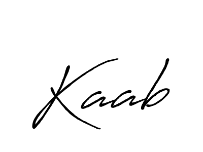 Design your own signature with our free online signature maker. With this signature software, you can create a handwritten (Antro_Vectra_Bolder) signature for name Kaab. Kaab signature style 7 images and pictures png