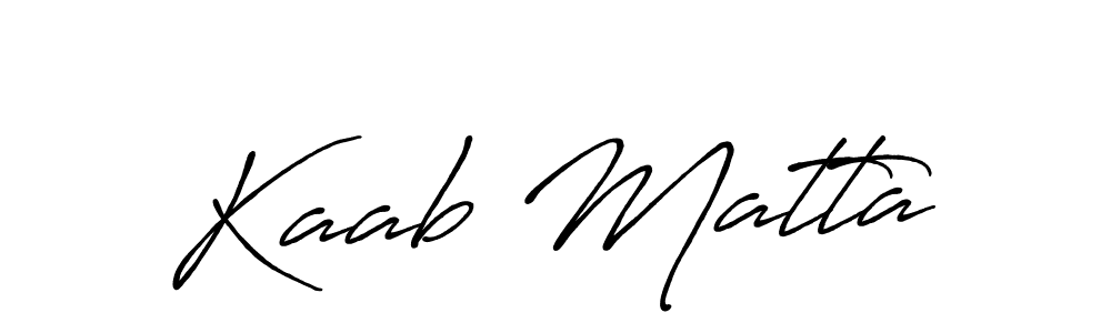 Once you've used our free online signature maker to create your best signature Antro_Vectra_Bolder style, it's time to enjoy all of the benefits that Kaab Matta name signing documents. Kaab Matta signature style 7 images and pictures png