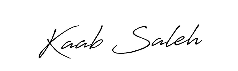 Once you've used our free online signature maker to create your best signature Antro_Vectra_Bolder style, it's time to enjoy all of the benefits that Kaab Saleh name signing documents. Kaab Saleh signature style 7 images and pictures png