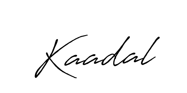 Create a beautiful signature design for name Kaadal. With this signature (Antro_Vectra_Bolder) fonts, you can make a handwritten signature for free. Kaadal signature style 7 images and pictures png