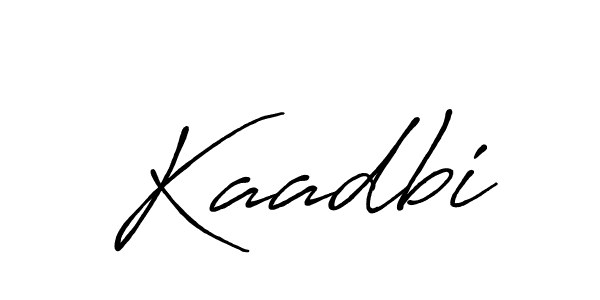 Make a beautiful signature design for name Kaadbi. Use this online signature maker to create a handwritten signature for free. Kaadbi signature style 7 images and pictures png