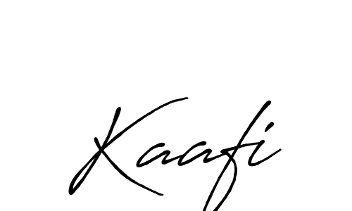 How to make Kaafi name signature. Use Antro_Vectra_Bolder style for creating short signs online. This is the latest handwritten sign. Kaafi signature style 7 images and pictures png