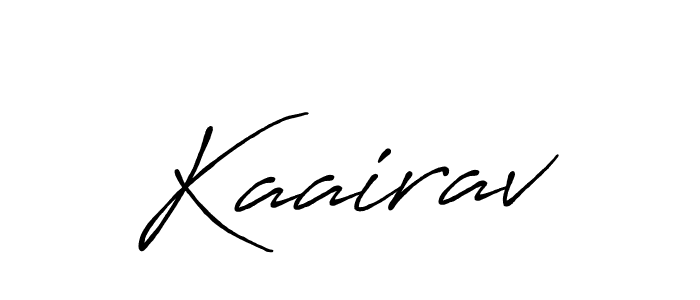 Use a signature maker to create a handwritten signature online. With this signature software, you can design (Antro_Vectra_Bolder) your own signature for name Kaairav. Kaairav signature style 7 images and pictures png