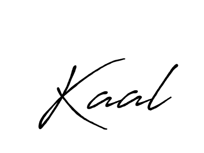 Make a beautiful signature design for name Kaal. With this signature (Antro_Vectra_Bolder) style, you can create a handwritten signature for free. Kaal signature style 7 images and pictures png