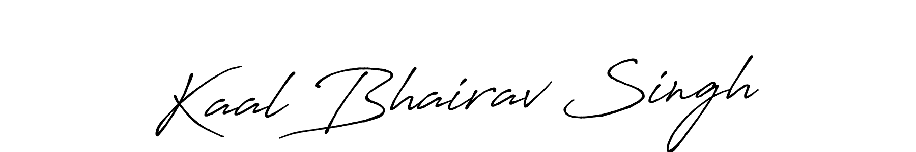 Antro_Vectra_Bolder is a professional signature style that is perfect for those who want to add a touch of class to their signature. It is also a great choice for those who want to make their signature more unique. Get Kaal Bhairav Singh name to fancy signature for free. Kaal Bhairav Singh signature style 7 images and pictures png