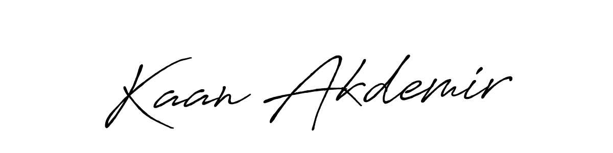 Make a short Kaan Akdemir signature style. Manage your documents anywhere anytime using Antro_Vectra_Bolder. Create and add eSignatures, submit forms, share and send files easily. Kaan Akdemir signature style 7 images and pictures png