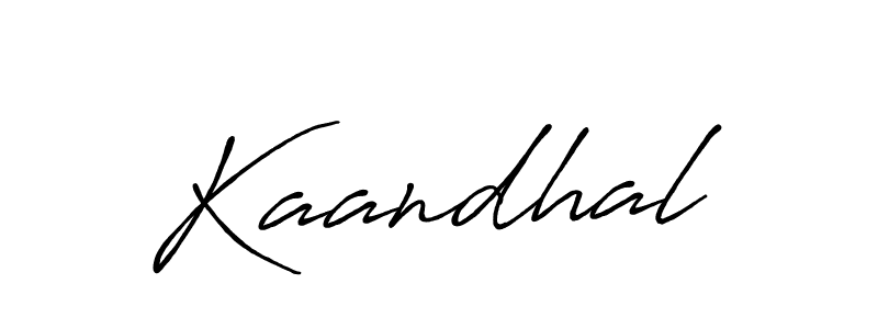 Create a beautiful signature design for name Kaandhal. With this signature (Antro_Vectra_Bolder) fonts, you can make a handwritten signature for free. Kaandhal signature style 7 images and pictures png