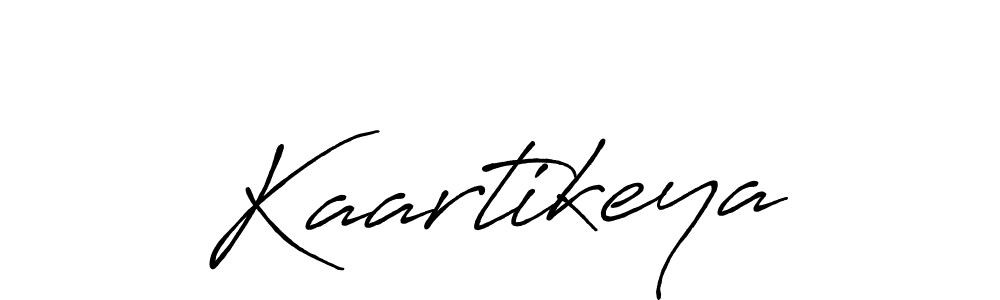 Use a signature maker to create a handwritten signature online. With this signature software, you can design (Antro_Vectra_Bolder) your own signature for name Kaartikeya. Kaartikeya signature style 7 images and pictures png