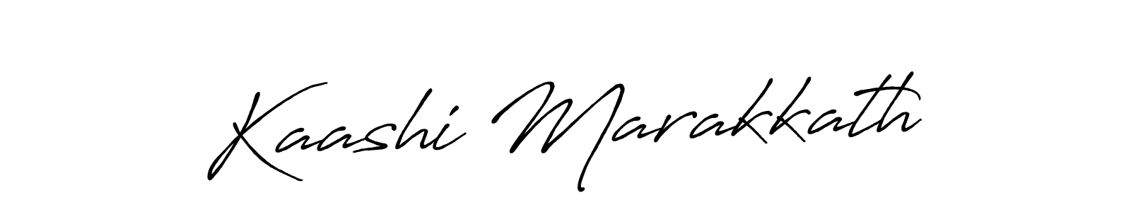 How to make Kaashi Marakkath name signature. Use Antro_Vectra_Bolder style for creating short signs online. This is the latest handwritten sign. Kaashi Marakkath signature style 7 images and pictures png