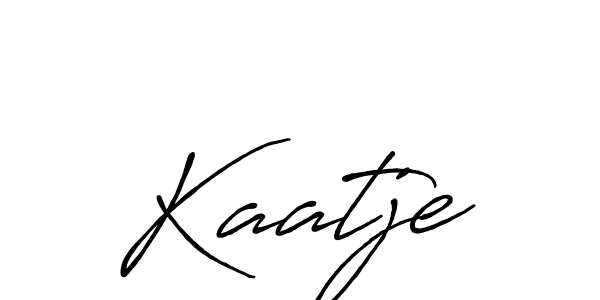 Also we have Kaatje name is the best signature style. Create professional handwritten signature collection using Antro_Vectra_Bolder autograph style. Kaatje signature style 7 images and pictures png