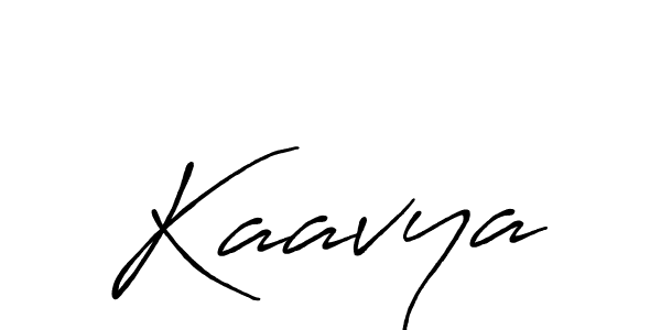 How to make Kaavya name signature. Use Antro_Vectra_Bolder style for creating short signs online. This is the latest handwritten sign. Kaavya signature style 7 images and pictures png