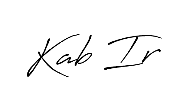 You should practise on your own different ways (Antro_Vectra_Bolder) to write your name (Kab Ir) in signature. don't let someone else do it for you. Kab Ir signature style 7 images and pictures png