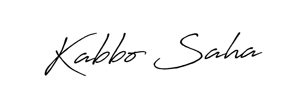 Make a beautiful signature design for name Kabbo Saha. Use this online signature maker to create a handwritten signature for free. Kabbo Saha signature style 7 images and pictures png