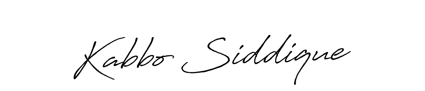 Also we have Kabbo Siddique name is the best signature style. Create professional handwritten signature collection using Antro_Vectra_Bolder autograph style. Kabbo Siddique signature style 7 images and pictures png