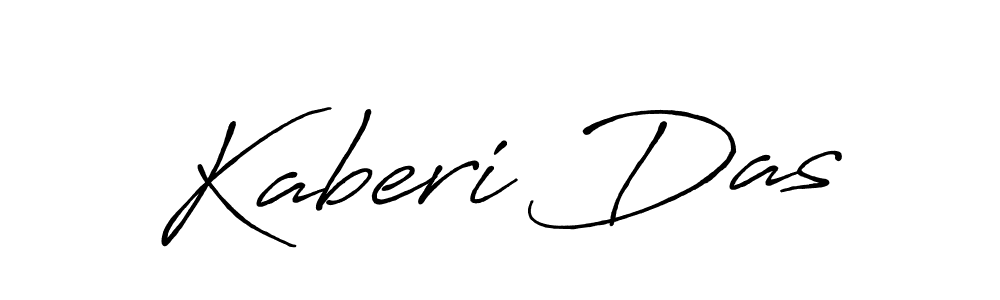 Create a beautiful signature design for name Kaberi Das. With this signature (Antro_Vectra_Bolder) fonts, you can make a handwritten signature for free. Kaberi Das signature style 7 images and pictures png