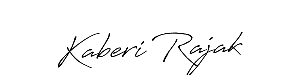 Also we have Kaberi Rajak name is the best signature style. Create professional handwritten signature collection using Antro_Vectra_Bolder autograph style. Kaberi Rajak signature style 7 images and pictures png