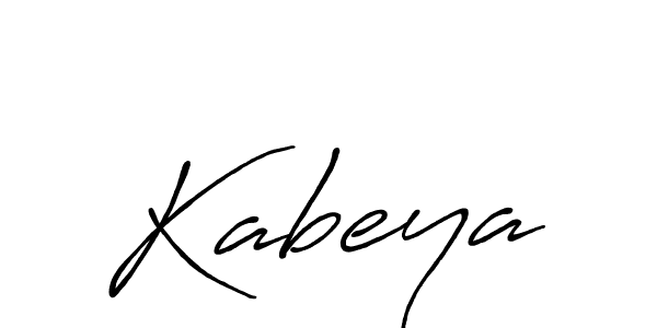 Also we have Kabeya name is the best signature style. Create professional handwritten signature collection using Antro_Vectra_Bolder autograph style. Kabeya signature style 7 images and pictures png