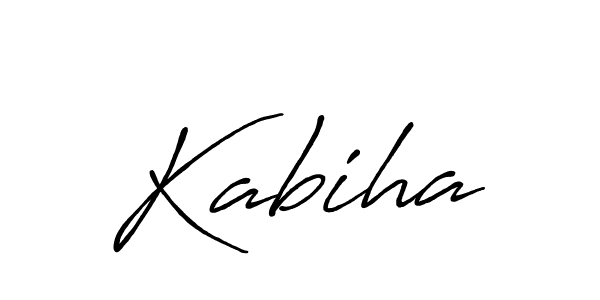 Kabiha stylish signature style. Best Handwritten Sign (Antro_Vectra_Bolder) for my name. Handwritten Signature Collection Ideas for my name Kabiha. Kabiha signature style 7 images and pictures png