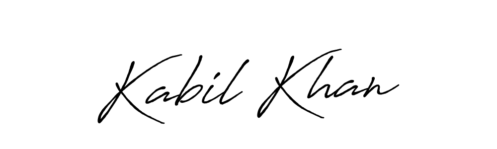 Antro_Vectra_Bolder is a professional signature style that is perfect for those who want to add a touch of class to their signature. It is also a great choice for those who want to make their signature more unique. Get Kabil Khan name to fancy signature for free. Kabil Khan signature style 7 images and pictures png