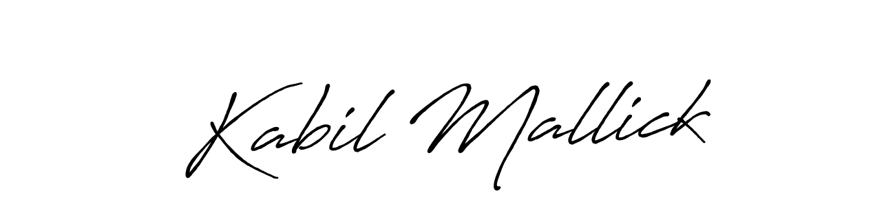 Make a beautiful signature design for name Kabil Mallick. Use this online signature maker to create a handwritten signature for free. Kabil Mallick signature style 7 images and pictures png