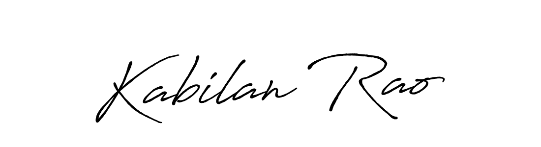 You can use this online signature creator to create a handwritten signature for the name Kabilan Rao. This is the best online autograph maker. Kabilan Rao signature style 7 images and pictures png