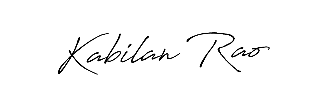 Make a beautiful signature design for name Kabilan Rao. Use this online signature maker to create a handwritten signature for free. Kabilan Rao signature style 7 images and pictures png