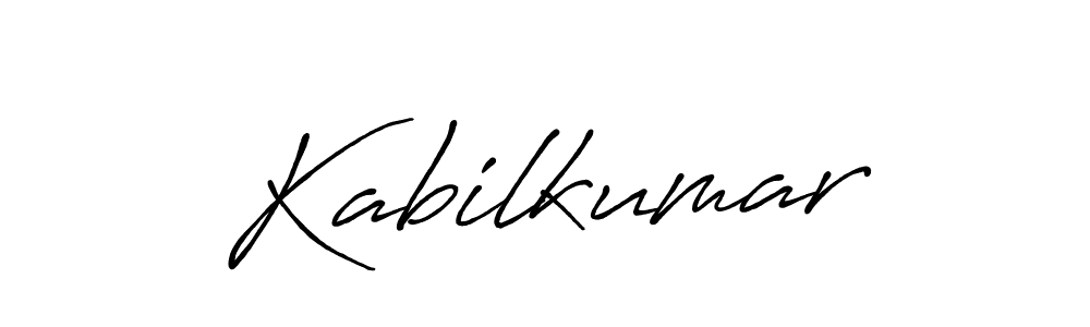 Design your own signature with our free online signature maker. With this signature software, you can create a handwritten (Antro_Vectra_Bolder) signature for name Kabilkumar. Kabilkumar signature style 7 images and pictures png