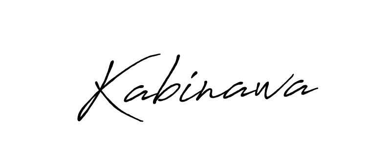 Design your own signature with our free online signature maker. With this signature software, you can create a handwritten (Antro_Vectra_Bolder) signature for name Kabinawa. Kabinawa signature style 7 images and pictures png